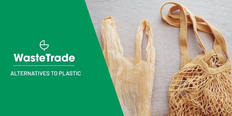 Alternative alla plastica, sacchetto di plastica a sacchetto di materiale