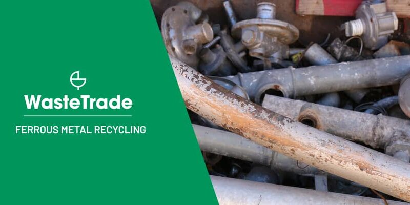 Ferrometalen voor recycling op het platform van WasteTrade